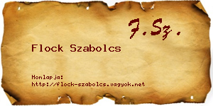 Flock Szabolcs névjegykártya